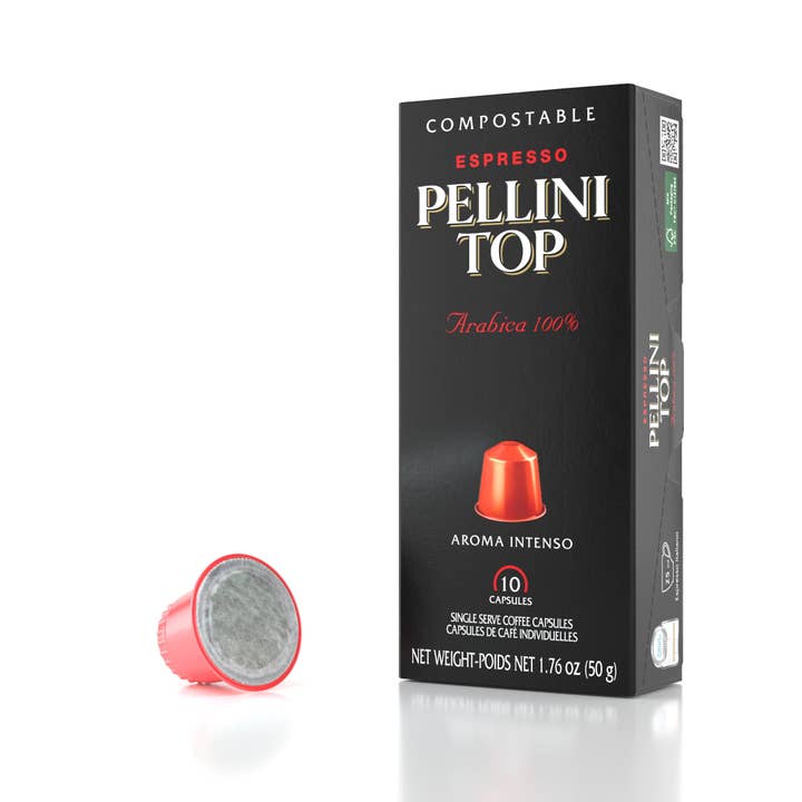 Enjoy Better Coffee & Tea - Wholesale Coffee Pods - Pellini Top Nespresso Capsules 10ct