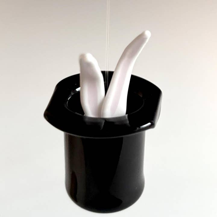 Sage Studios - Wholesale Ornament - Abracadabra Rabbit in the Hat Ornament