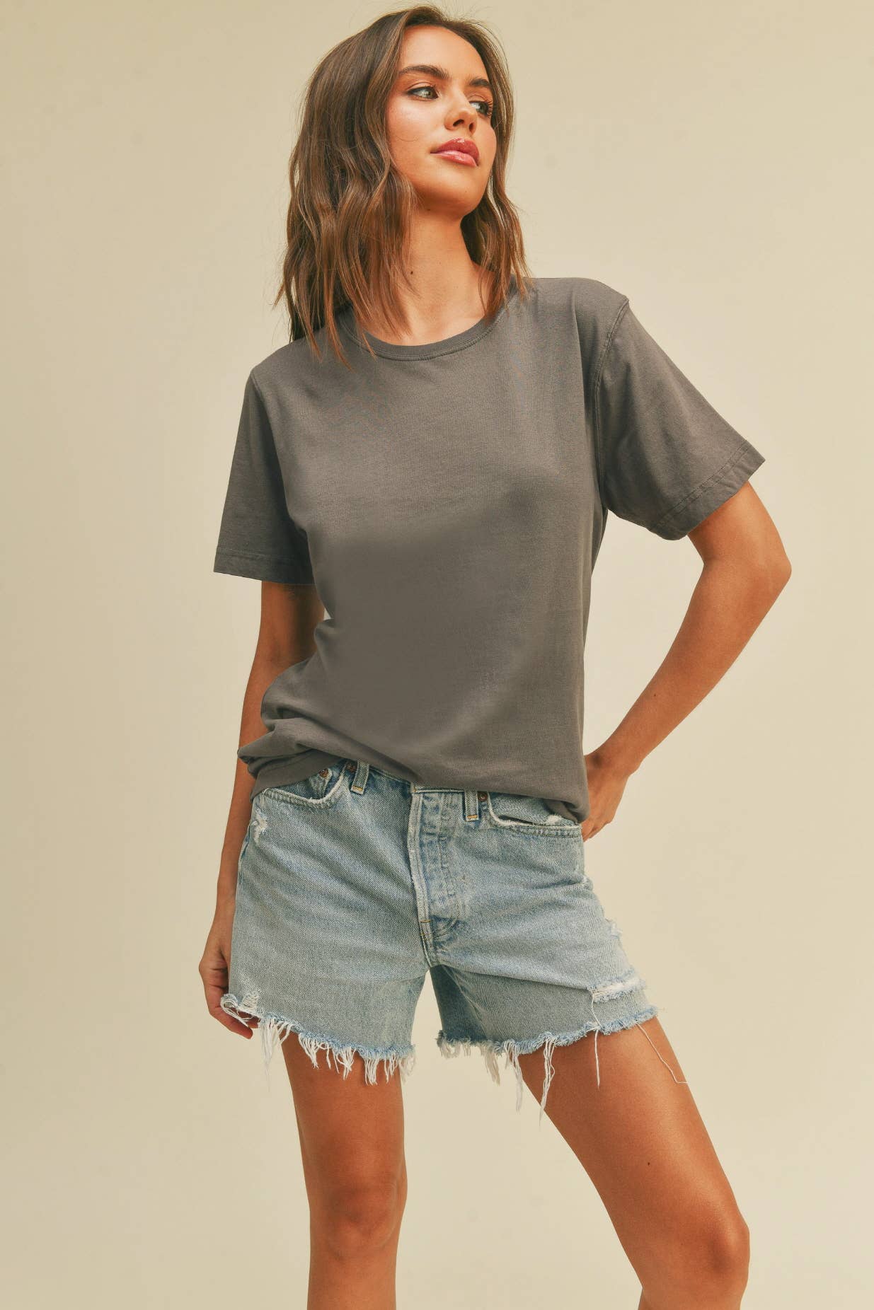 Honestee - Wholesale T-Shirt (Graphic) - Women's - Blank Classic Short Sleeve T-Shirt40