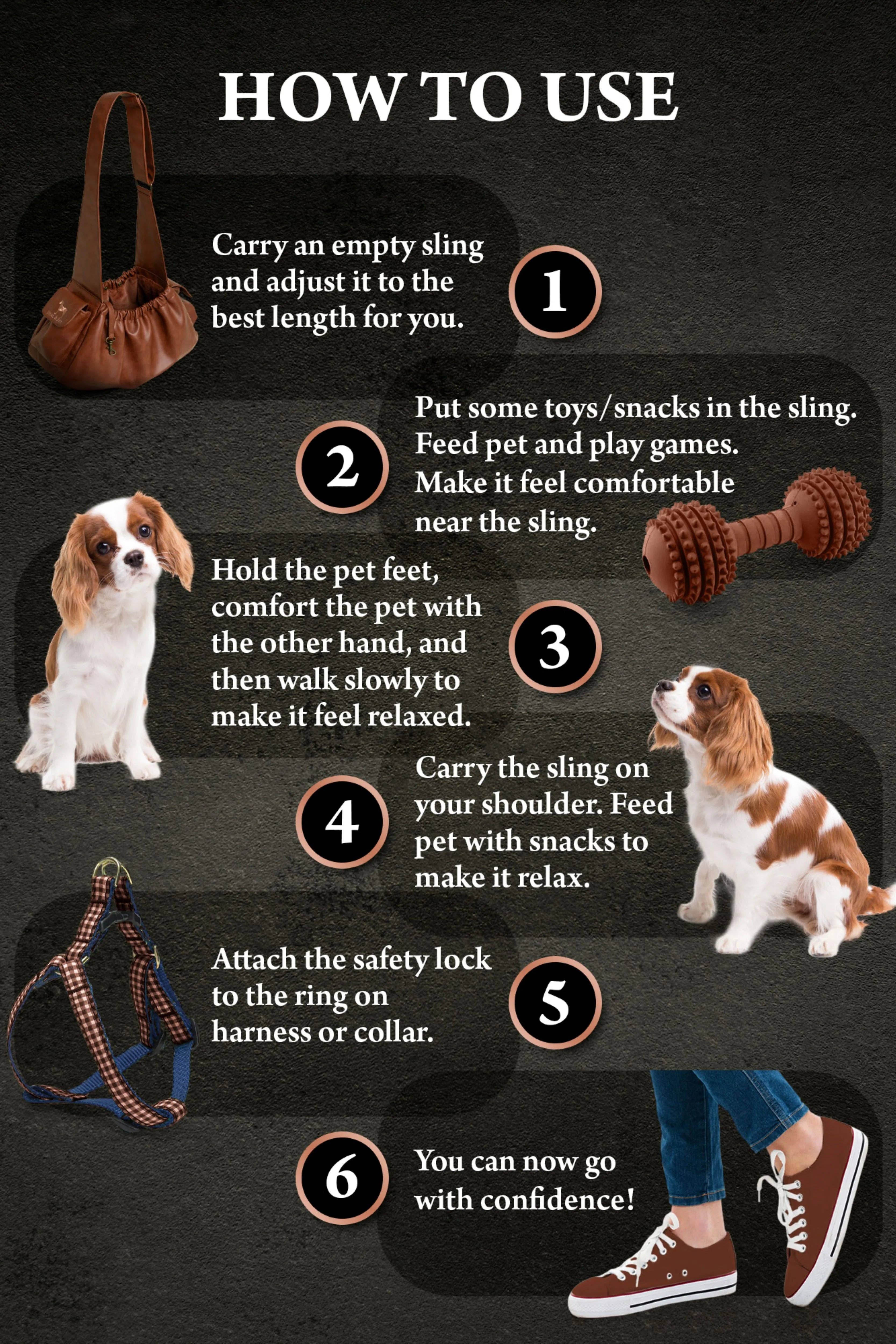 NOAH AND PAW LLC - Wholesale Pet Carrier - Cat/Dog - Vegan Leather Pet sling Carrier, Ruffle Style29