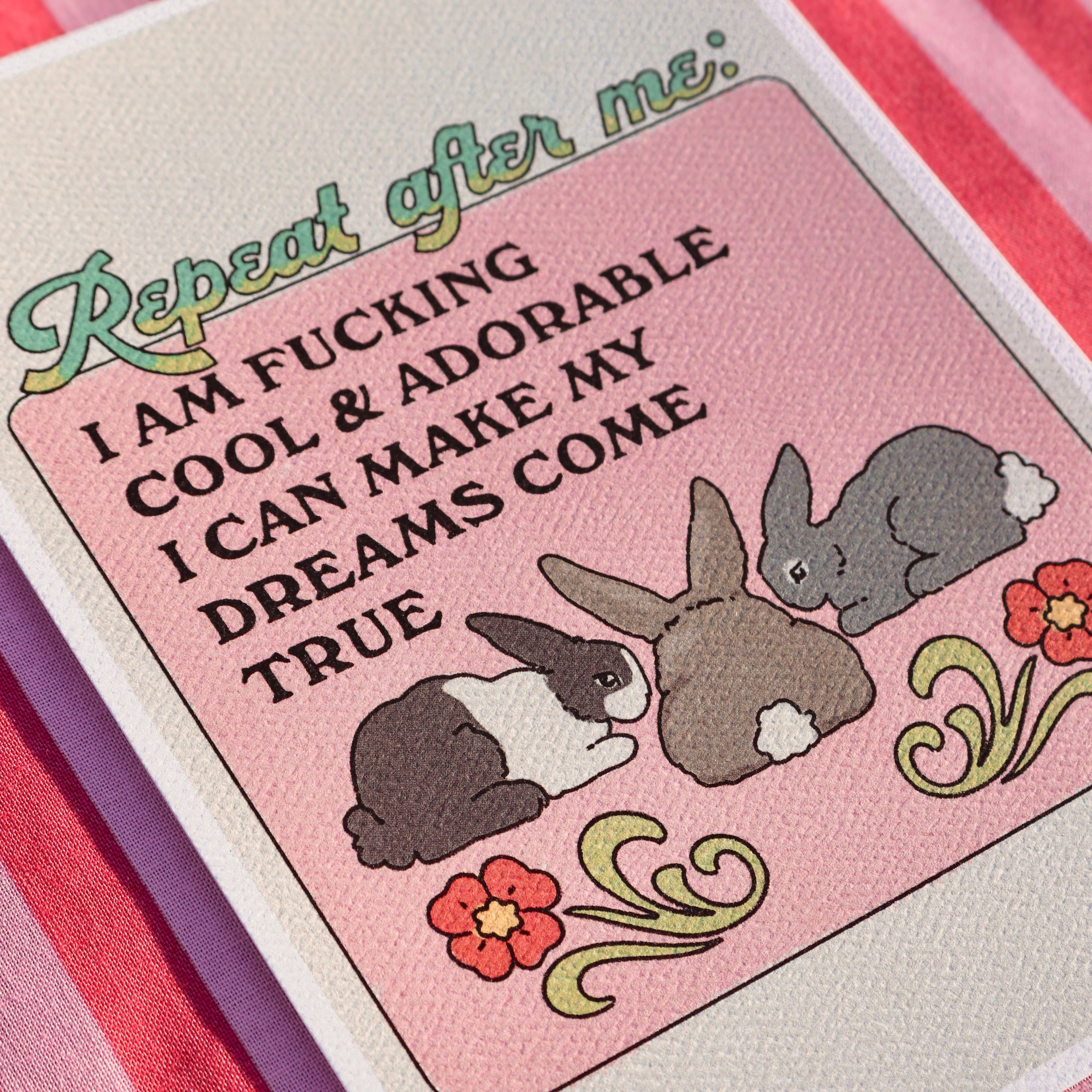 Exquisite Paradox - Wholesale Art Print - bunnies mantra 5"X7" mini print1