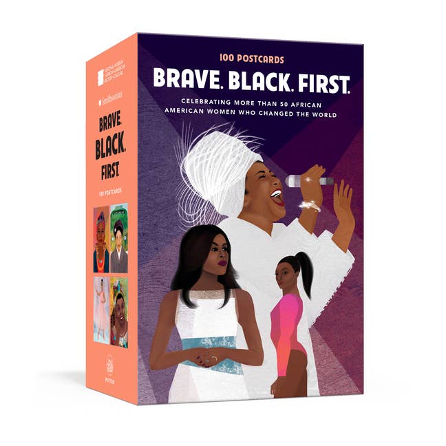 Bradley's Book Clearance - Wholesale Display Book - Brave. Black. First.: 100 Postcards Celebrating 50+ Africans