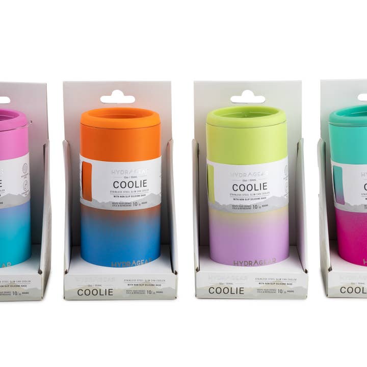 Core Home - Wholesale Drink Huggers & Koozies - 12oz Slim Can Coolie – Assorted Powder Bright Ombre2