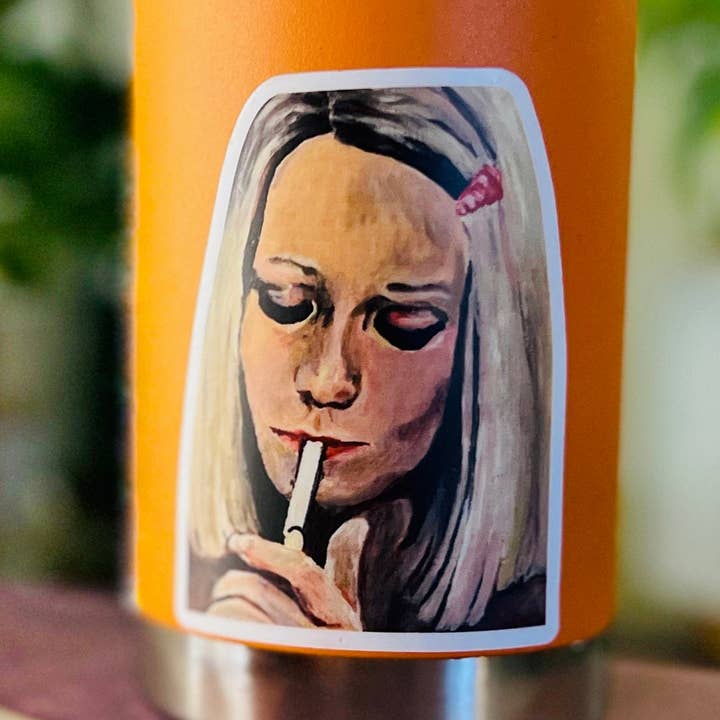 Adhesivo de vinilo de Margot Tenenbaum con retrato acrílico para venta al por mayor de RAF Pop Artwork