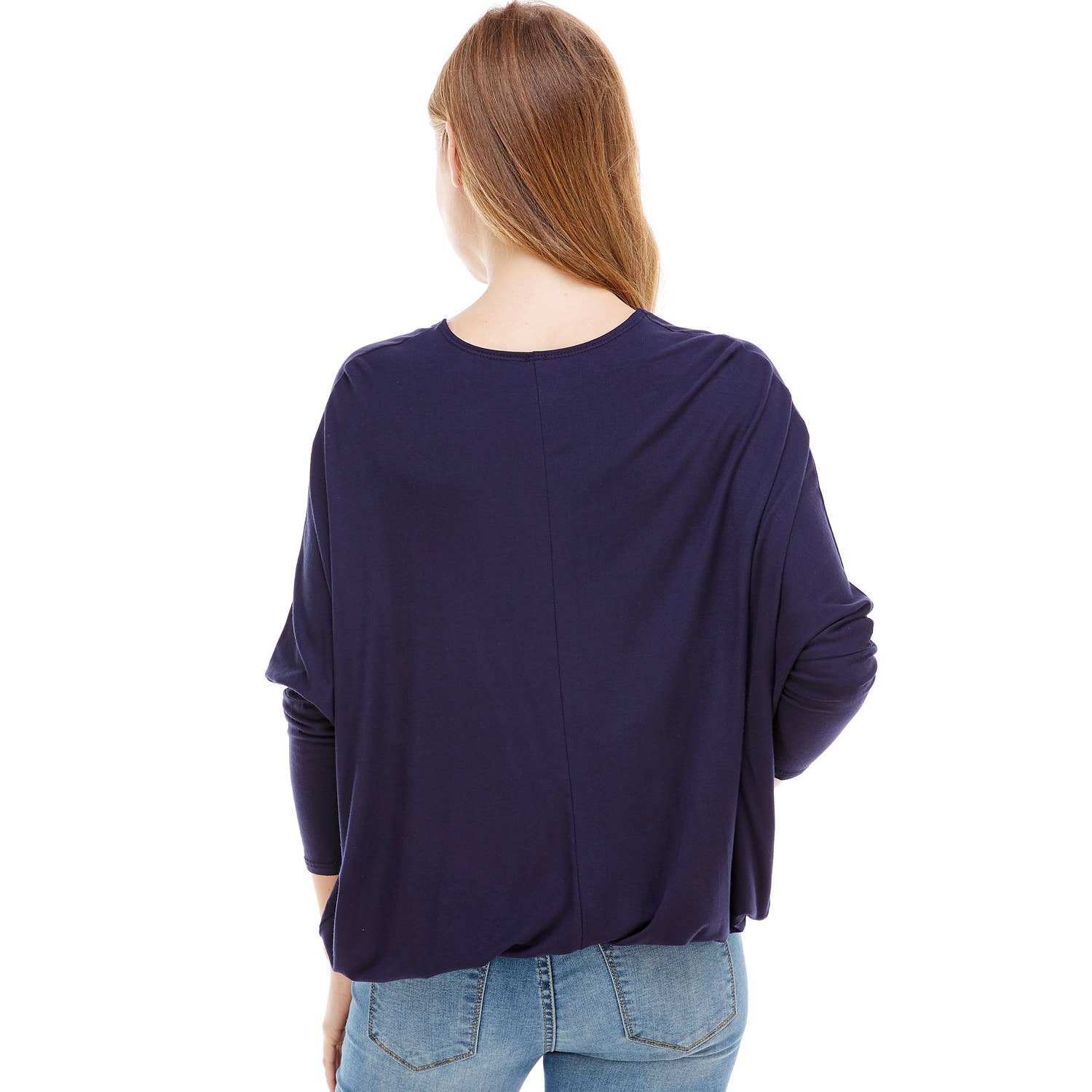 Azules Clothing - Wholesale Tunic - Women's - ATP-2309RS-DOLMAN Sleeve Elastic Bottom Hem Tunic46