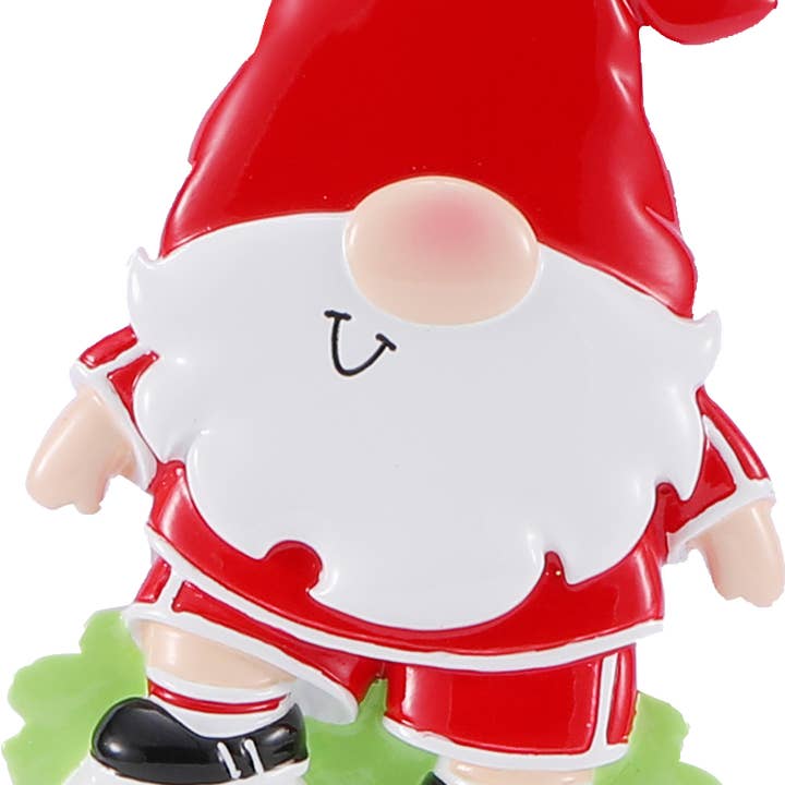 Gnome Soccer Play gepersonaliseerd ornament voor wholesale door PolarX Ornaments