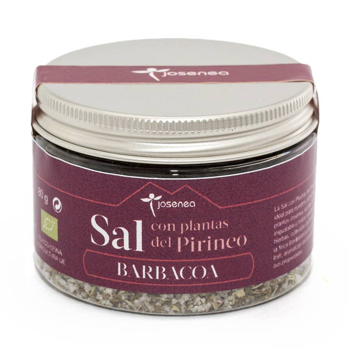 Josenea BIO Barbecue-salt med planter fra Pyrenæerne for engroshandel hos Josenea BIO