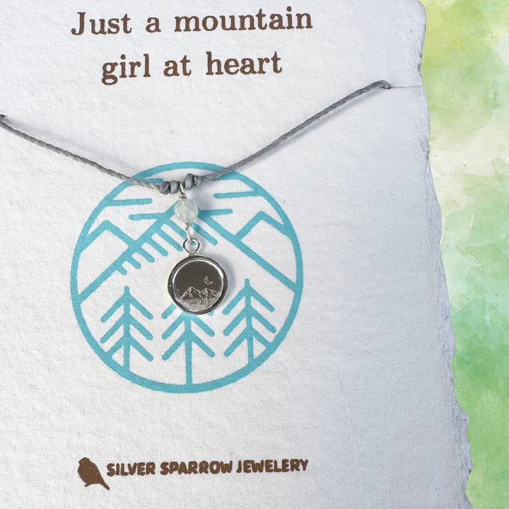Silver Sparrow Jewelry - Wholesale Pendant/Charm Necklace - Sterling mountain necklace1