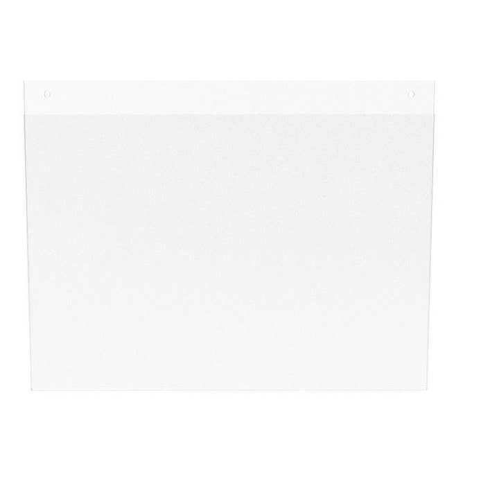 FIXTUREDISPLAYS – Großhandel Bilderrahmen – Wandhalterung für Schilder, klarer Acrylbilderrahmen, transparenter Posterrahmen 12061-11X8.5-6PK