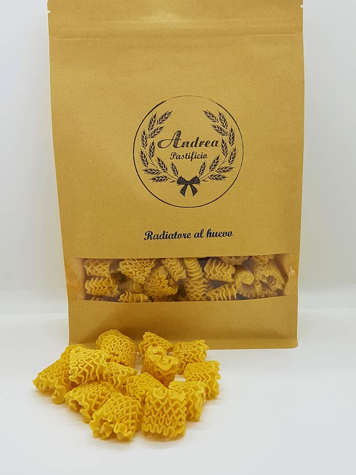 HÅNDVÆRKSMÆSSIGE PASTA ÆG RADIATORER 250G for engroshandel hos no hay gourmets