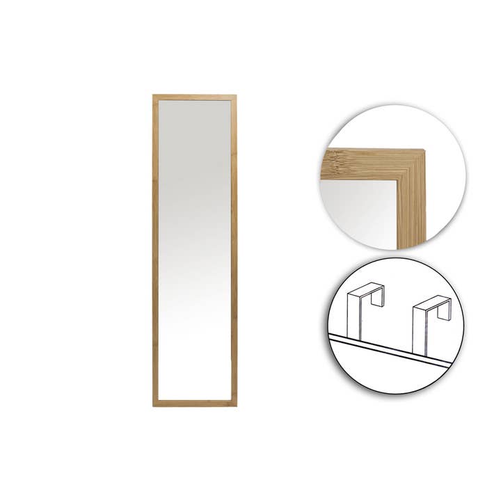 Specchio Porta+Ganci 30 x 120 Rovere chiaro MDF per la vendita all'ingrosso da parte di CP INTERNATIONAL