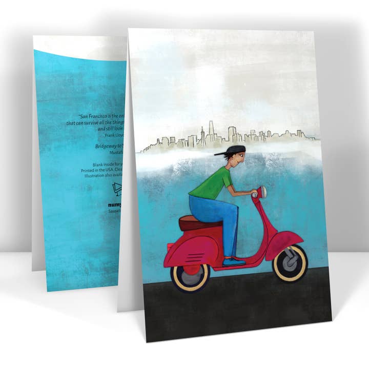 Bridgeway to San Francisco / Vespa for wholesale by Numyum