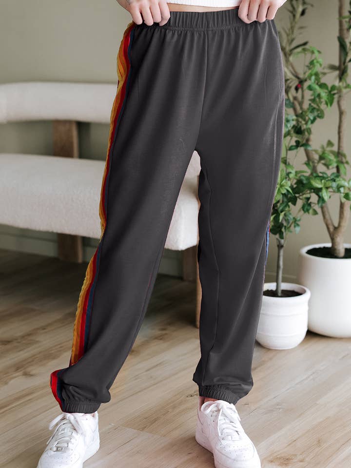 Counting Rainbows High Waist Sweatpants for wholesale by PartyEight