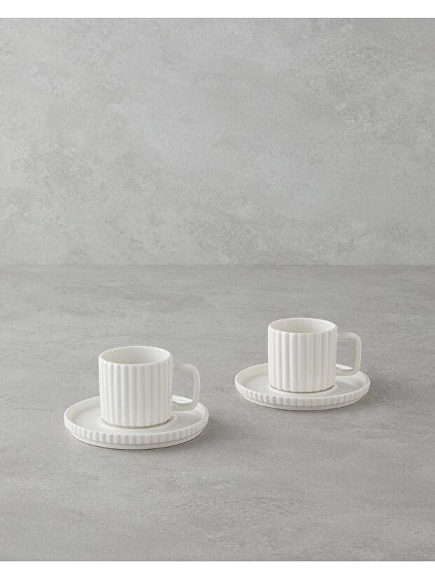 Engelsk Hjem Lunara Professionelt Porcelæn Tyrkisk Kaffekop Sæt - 4 Dele for engroshandel hos Aladdin