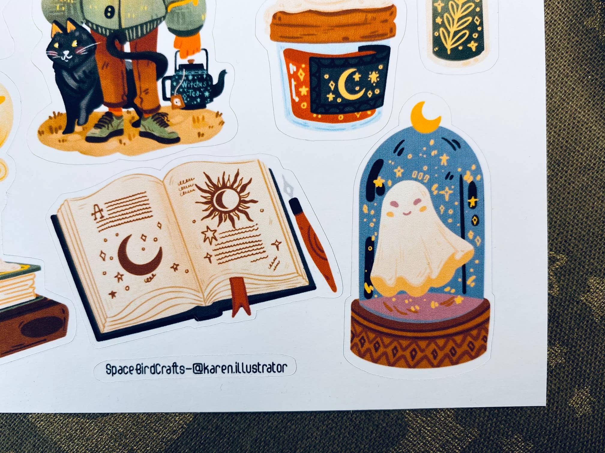 Split Moon Studios - Venta al por mayor Pegatina - Hoja de pegatinas de Halloween para Bullet Journal3