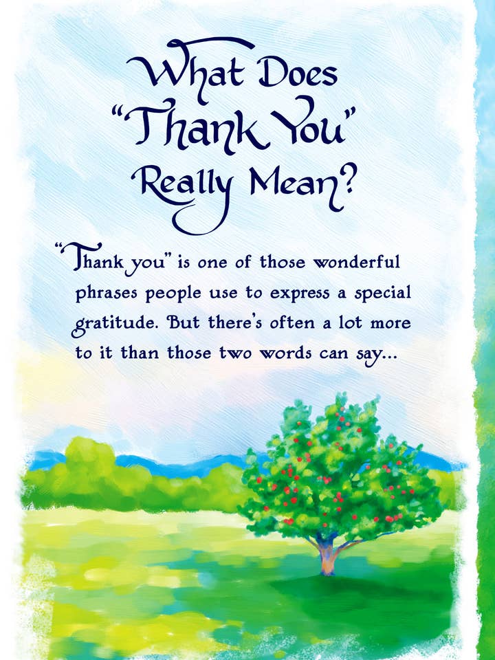 O QUE REALMENTE SIGNIFICA OBRIGADO CNB457 por atacado de Blue Mountain Arts