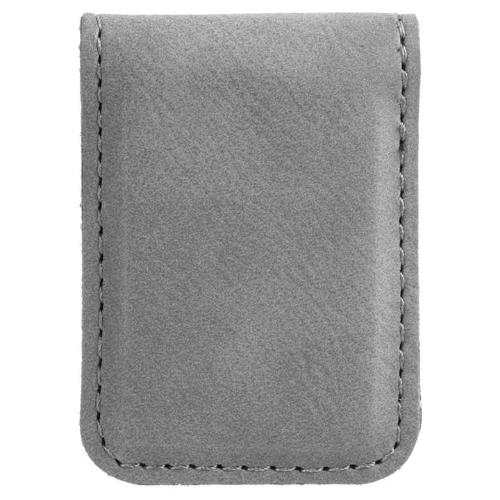 Cabin and Reel Engraving - Wholesale Money Clip - Unisex - Best Dad by Par Faux Leather Money Clip1