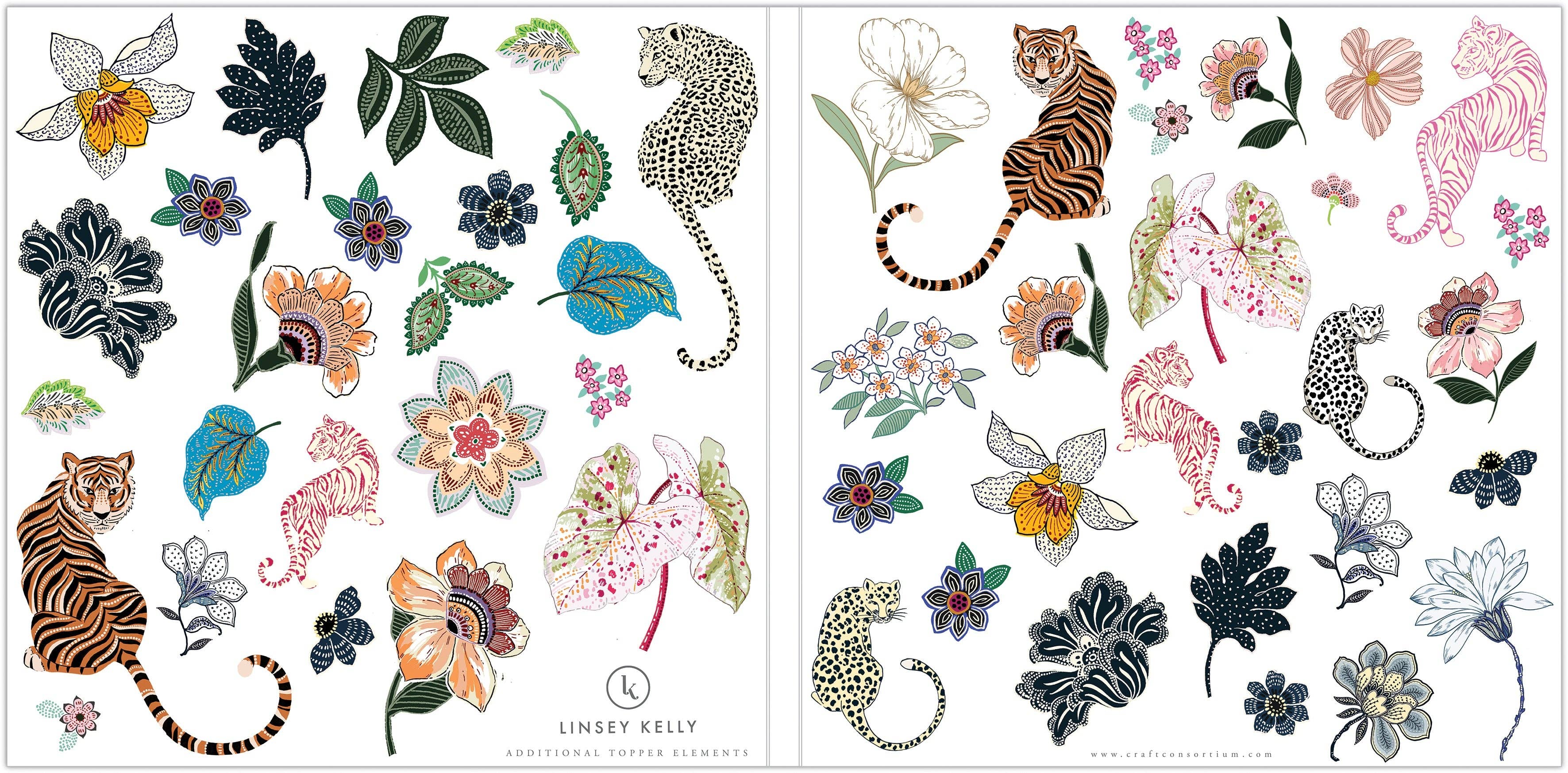 Ecstasy Crafts Distributing – Großhandel Bastelzubehör – Craft Consortium Enchanted Jungle Papierblock, 12 x 121