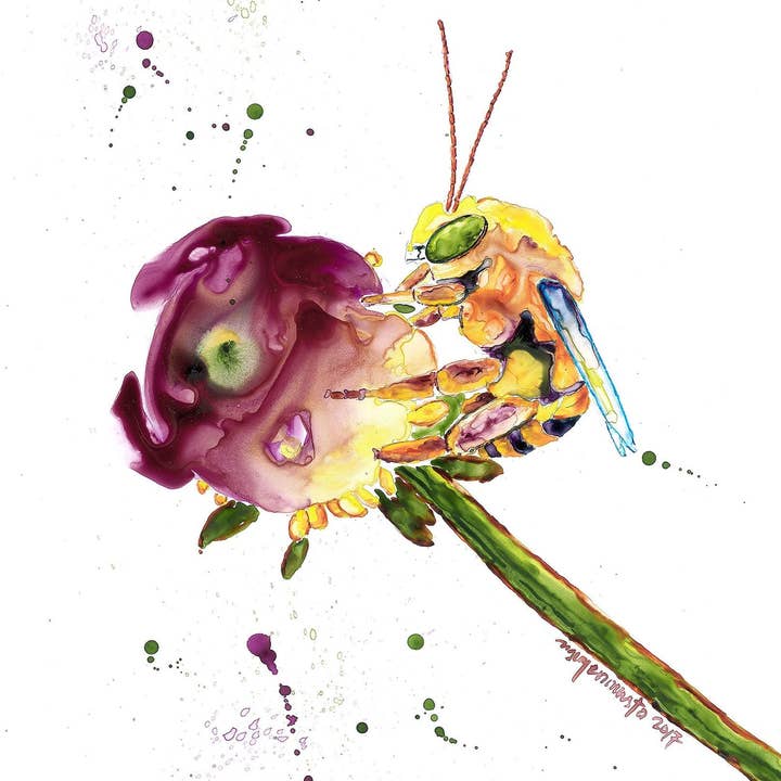 nguyen musto artworks - Wholesale Art Print - Print - Bee Dreams1