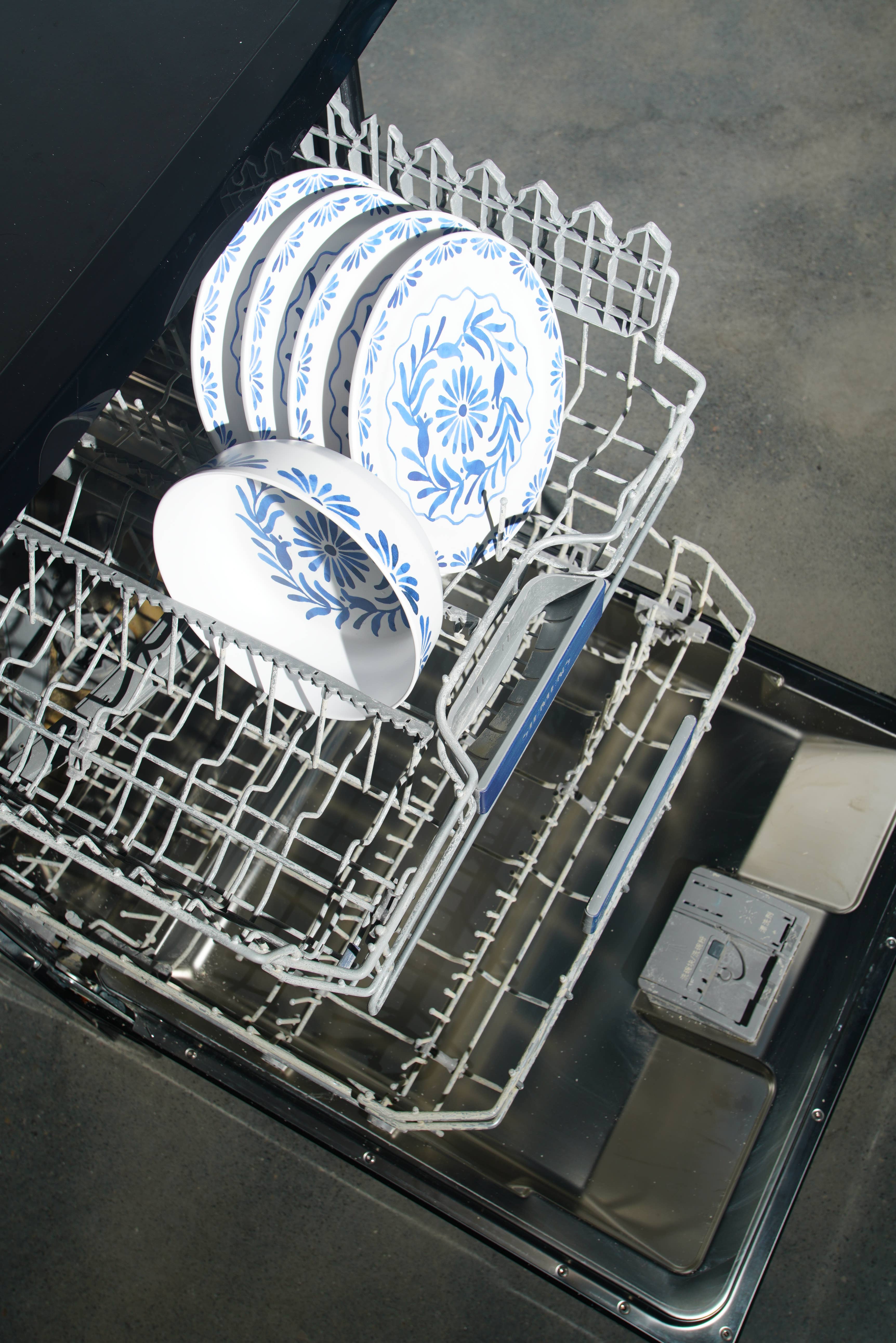 Abode Homewares by TarHong - Wholesale Tableware set - Azul Blue White Melamine BPA Free Dinnerware Collection5