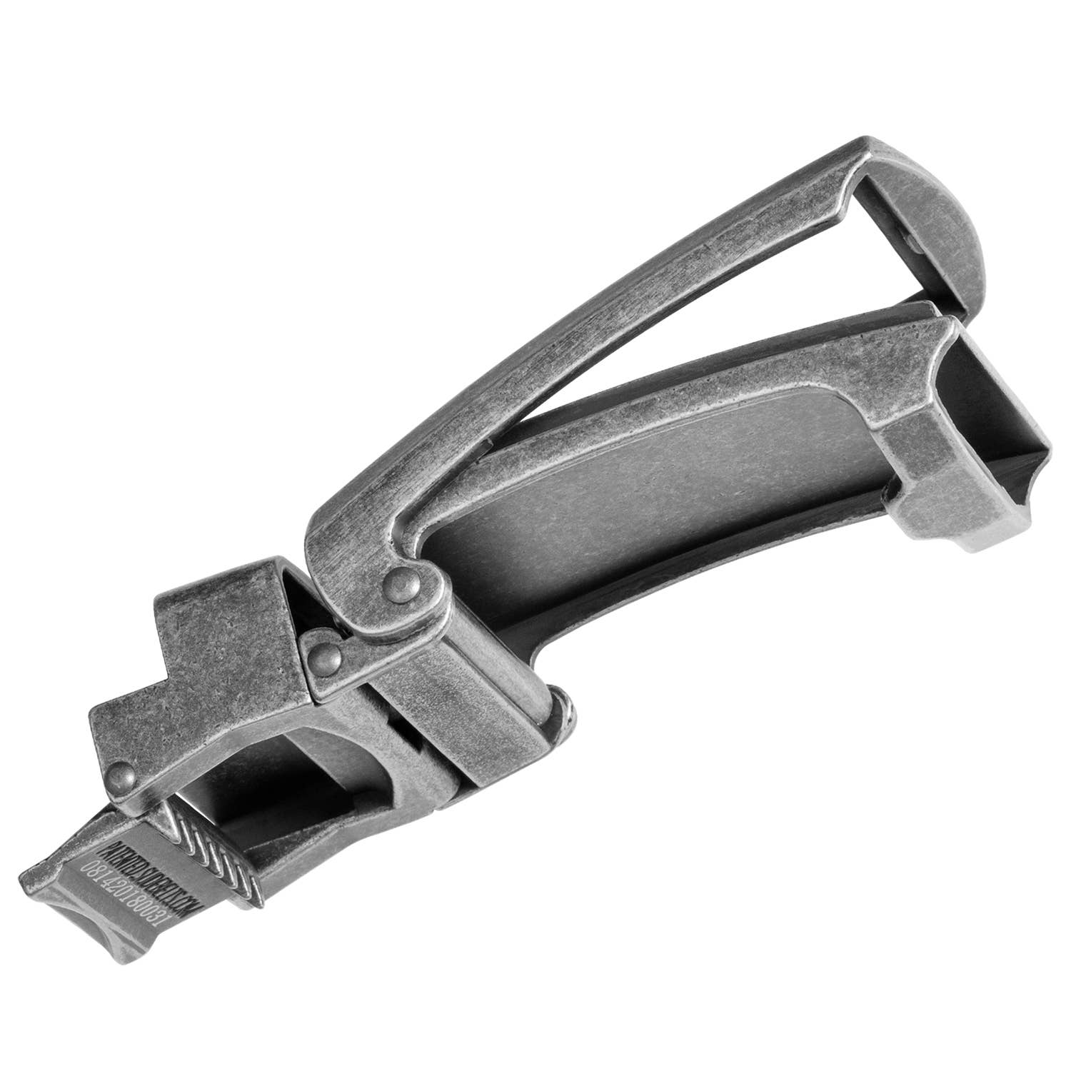 SlideBelts - Wholesale Belt - Men's - Full Grain Brown Belt - Flag Graphite Buckle1