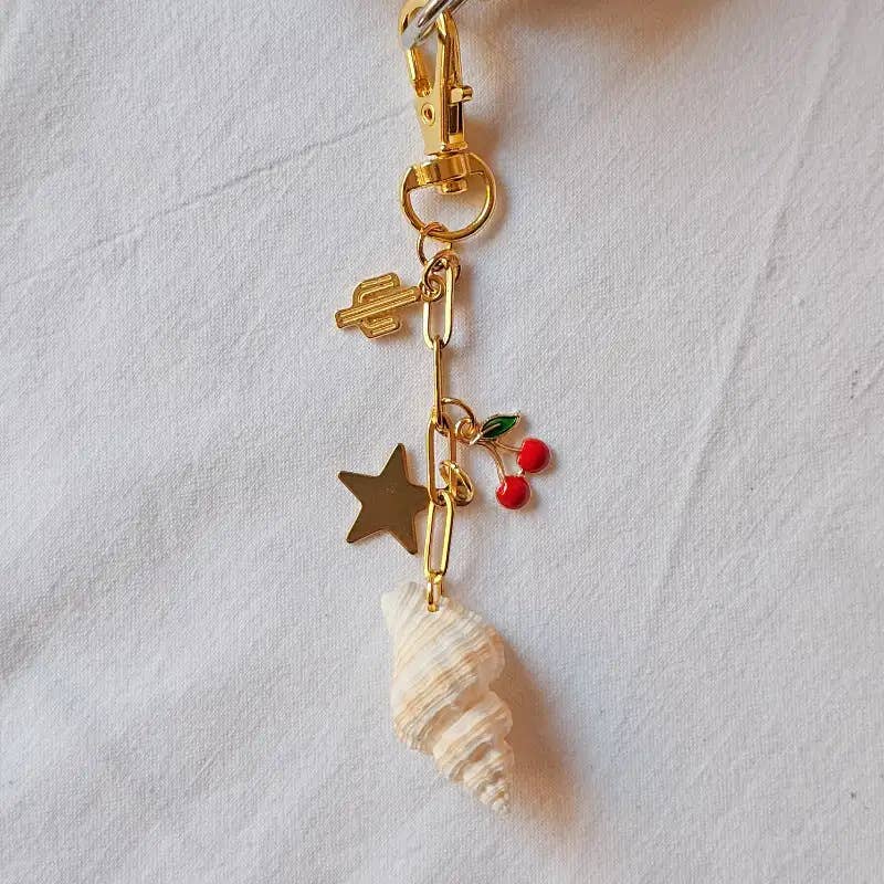 MKS America - Wholesale Keychain - Women's - Bohemia Acrylic link & Beads Chain Bag Charm Keychain11