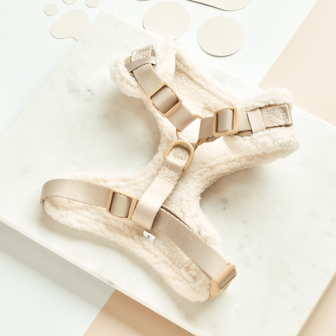 Cocopup London - Wholesale Pet Harness - Dog - Nude Aviator Adjustable Neck Harness1