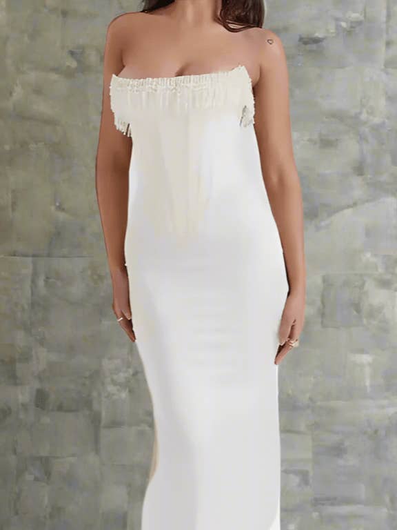 Pearl Bust Corset Dress for wholesale by TRÈS FOU OR SOMETHING