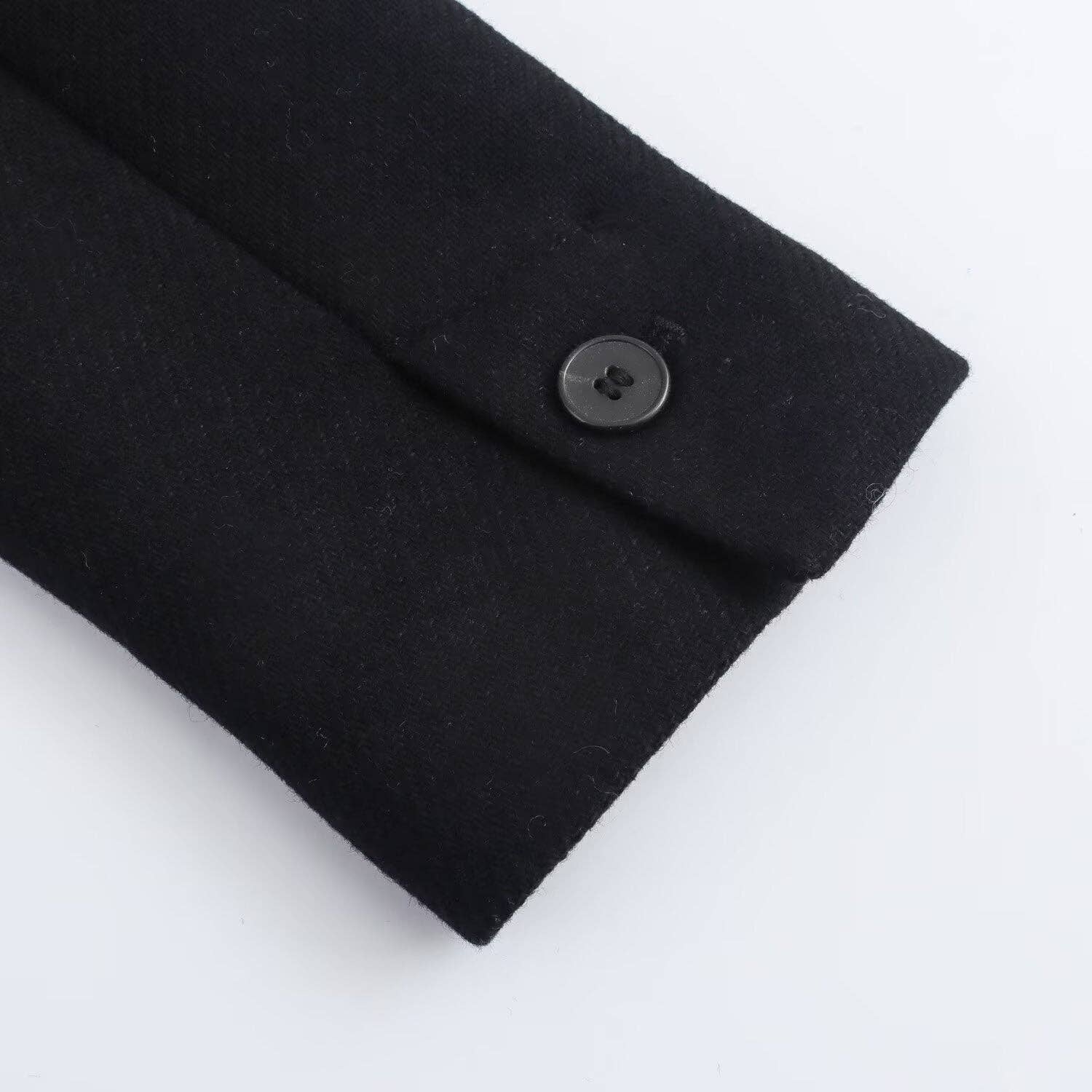 Marayn – wholesale Fur/faux fur coat – Women's – Chic Faux Fur Collar Belted Wool Coat 2025 Spring14