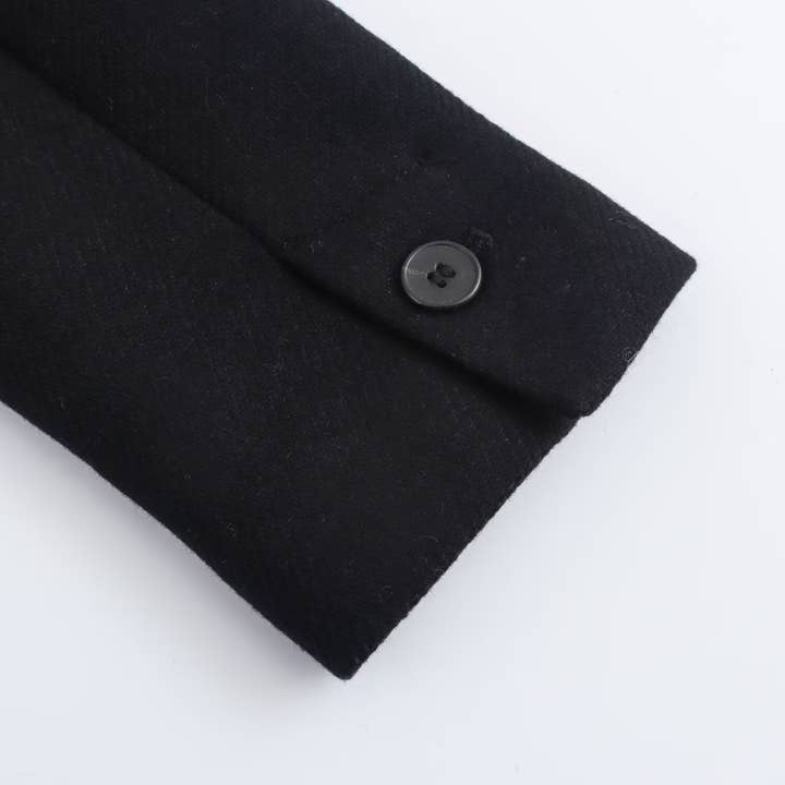 Marayn – wholesale Fur/faux fur coat – Women's – Chic Faux Fur Collar Belted Wool Coat 2025 Spring14