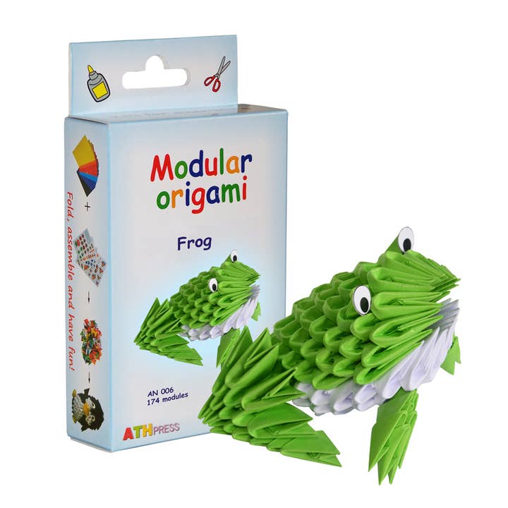 DIY Craft Kit – 3D Modular Origami Set | Frog for wholesale by ATHobby Do It Yourself