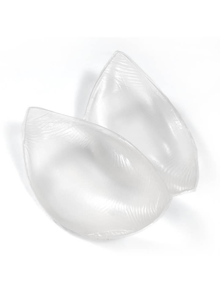 Love My Bubbles - Wholesale Bra Inserts - Women's - Boobles - Crescent-shaped Clear Silicone Push-up Pads