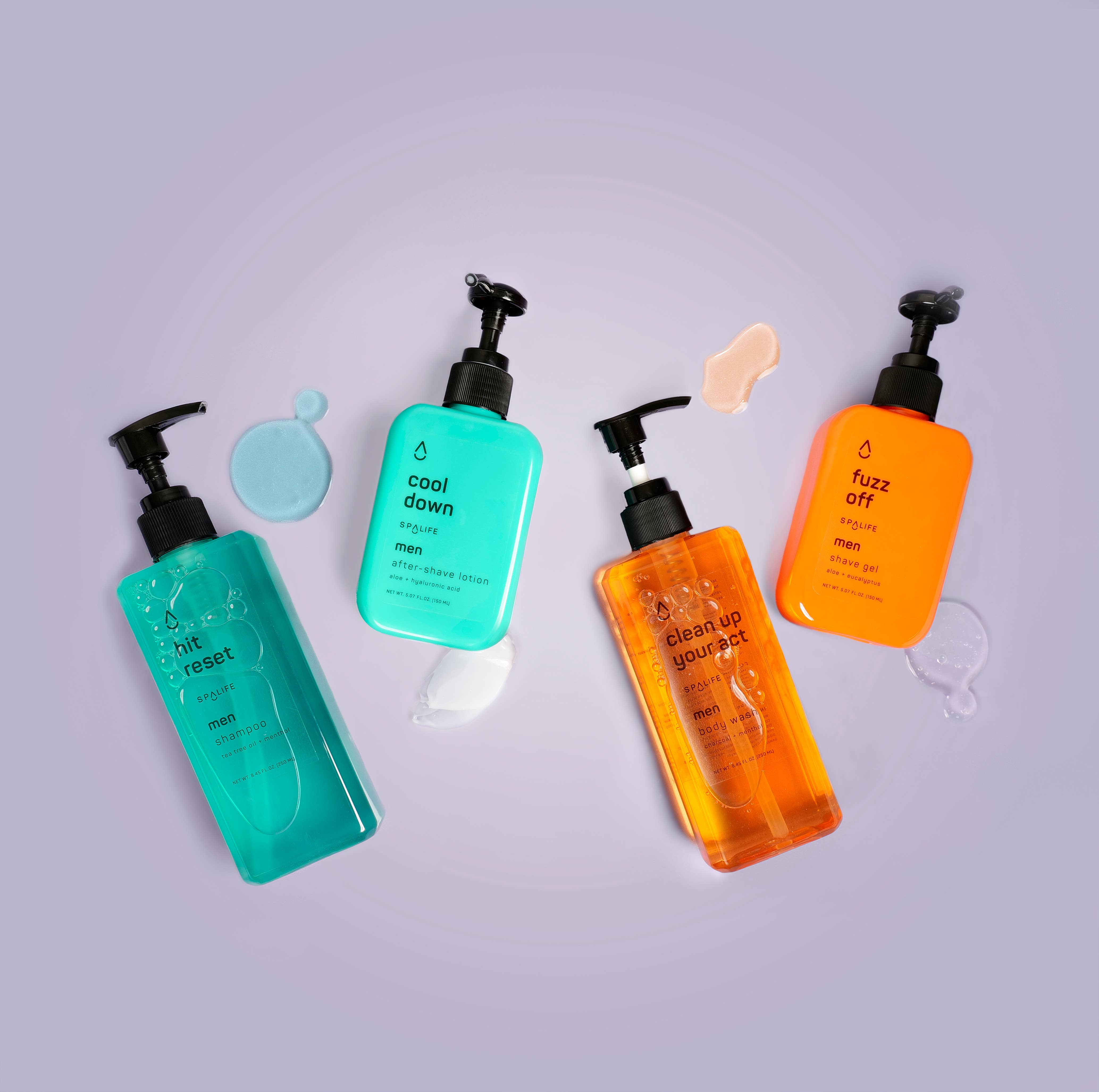 My Spa Life - Wholesale Bath & Body Set - Men's - Men's Hair & Body Care Grooming Kit,  Men's Skincare - 4 Pc 4