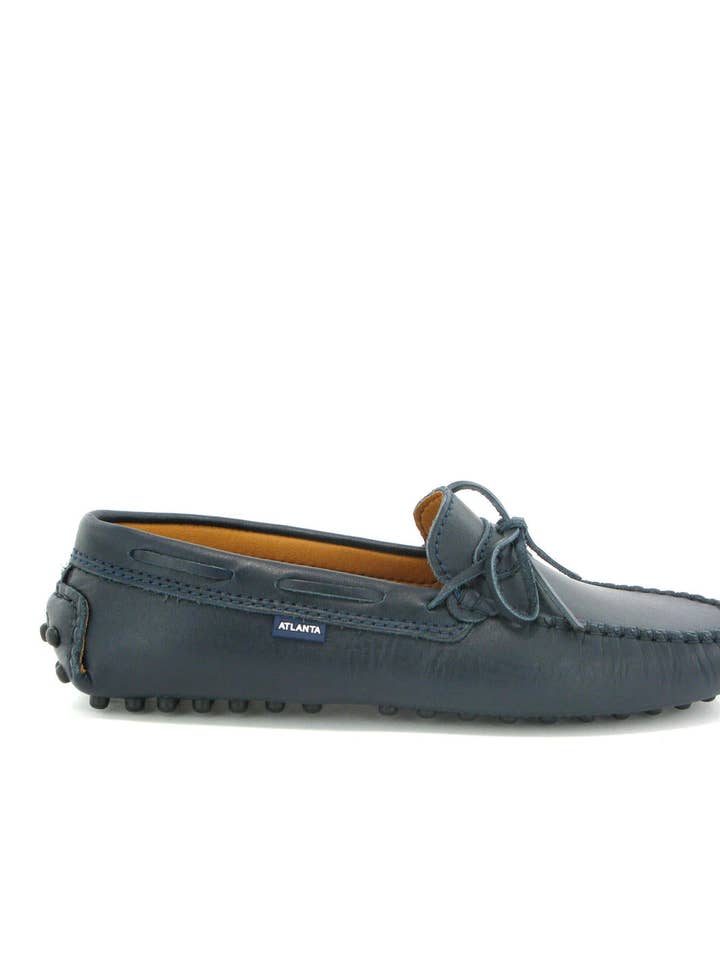 Laces Drivers - dunkelblau glatt für den Großhandel von Atlanta Mocassin