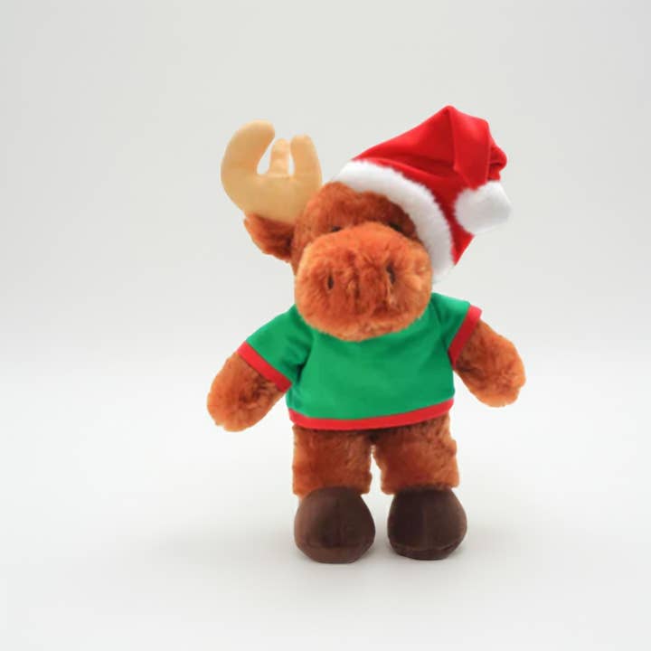 MonkeyFeetGraphics - Wholesale Stuffed/plush toy – Kids & baby - 3pcs Personalized Stuffed Moose 12" Custom Stuffed Animals, Your Image, Design, Logo, Text, Promotional Products, Gift Ideas, Personalized Gifts1