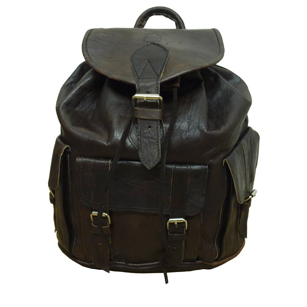 BERBER LEATHER - Wholesale Backpack - Women's - Large Leather Rucksack2