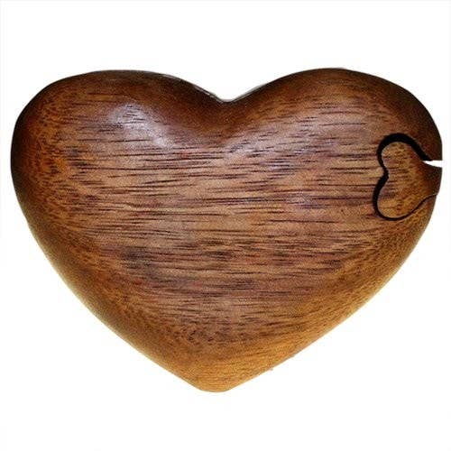 Ancient Wisdom – wholesale Decorative box – Bali Magic Box - Single Heart1