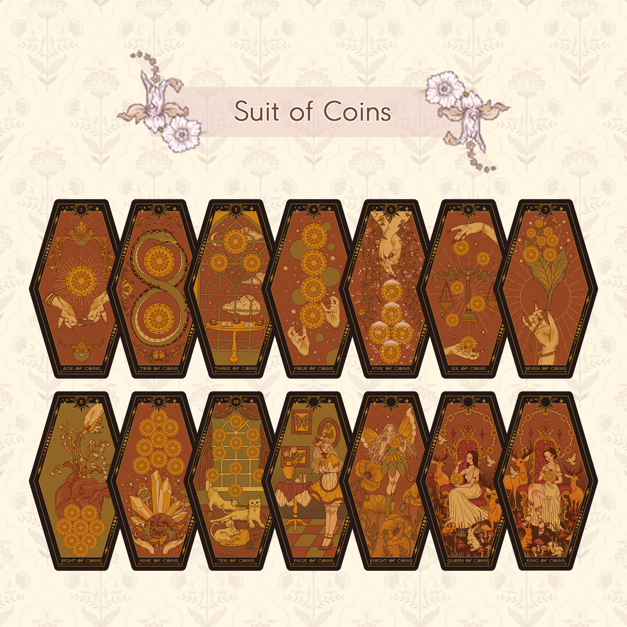 Vermilion Collection - Vente Cartes de tarot - Tarot Aisling8