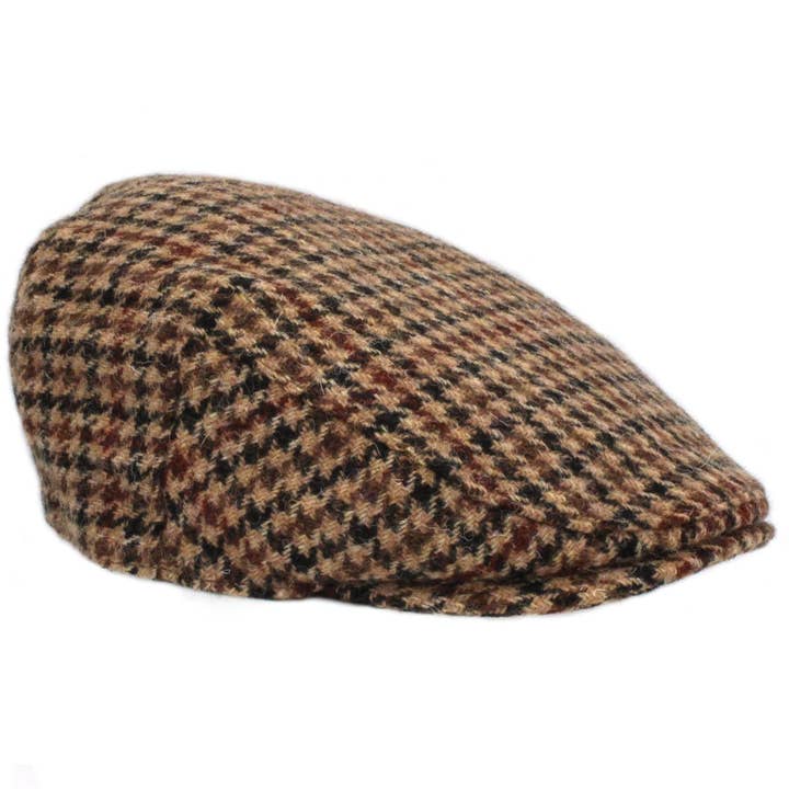 Heather Hats & Accessories – wholesale Flat cap – Men's – Highland Harris Tweed Flat Cap ZH0145