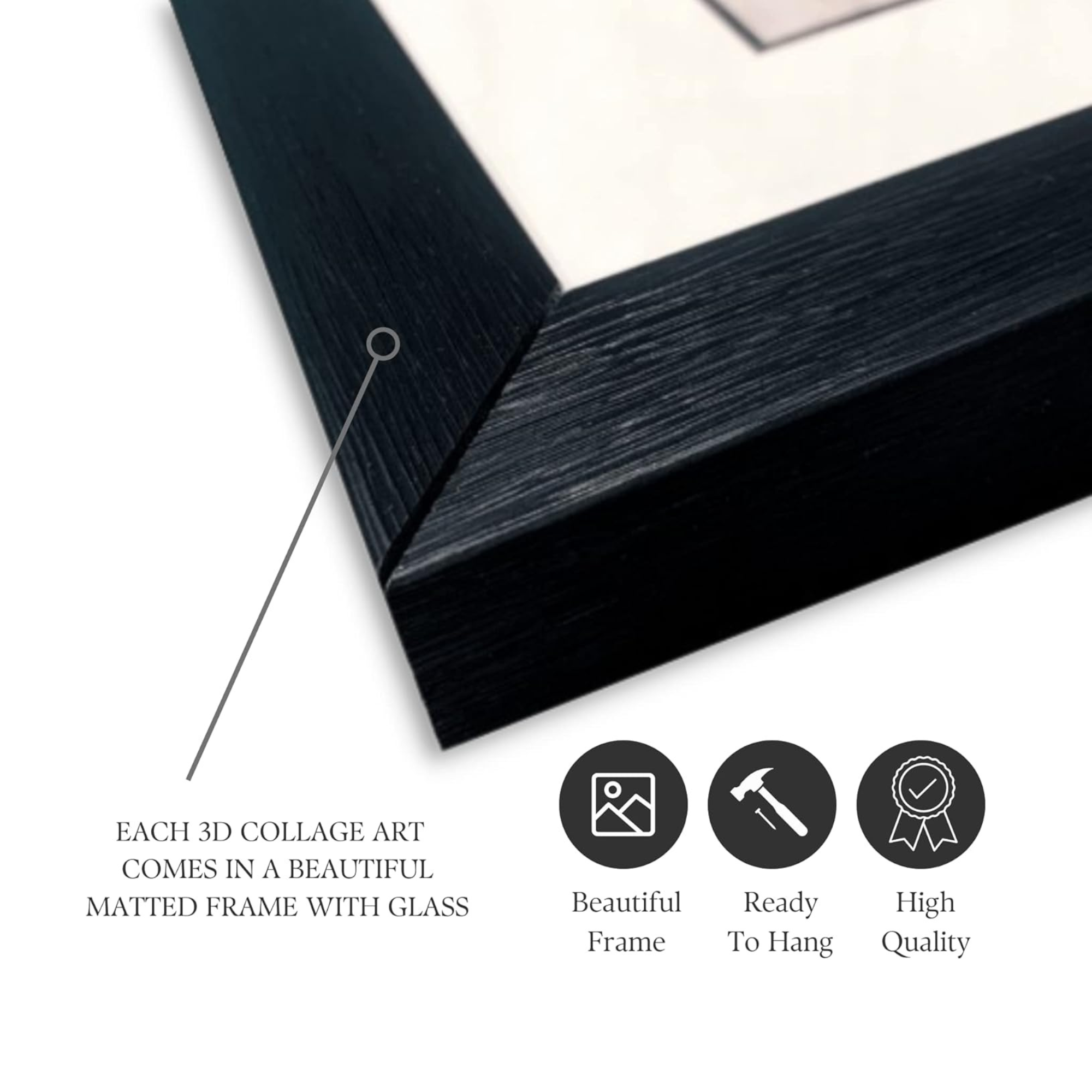 Canterbury Lane - Wholesale Art Print - 3D Collage Art | Howdy Hat Barrel Racer (26"x26")6