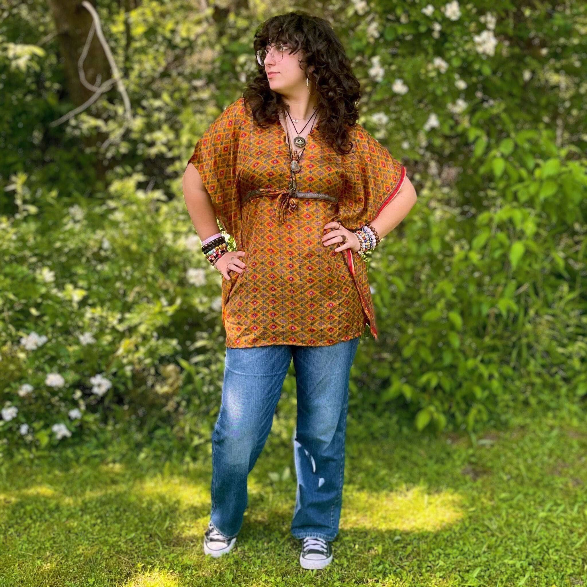 Darn Good Yarn - Wholesale Kaftan - Women's - Aanya Adjustable Short Kaftan9