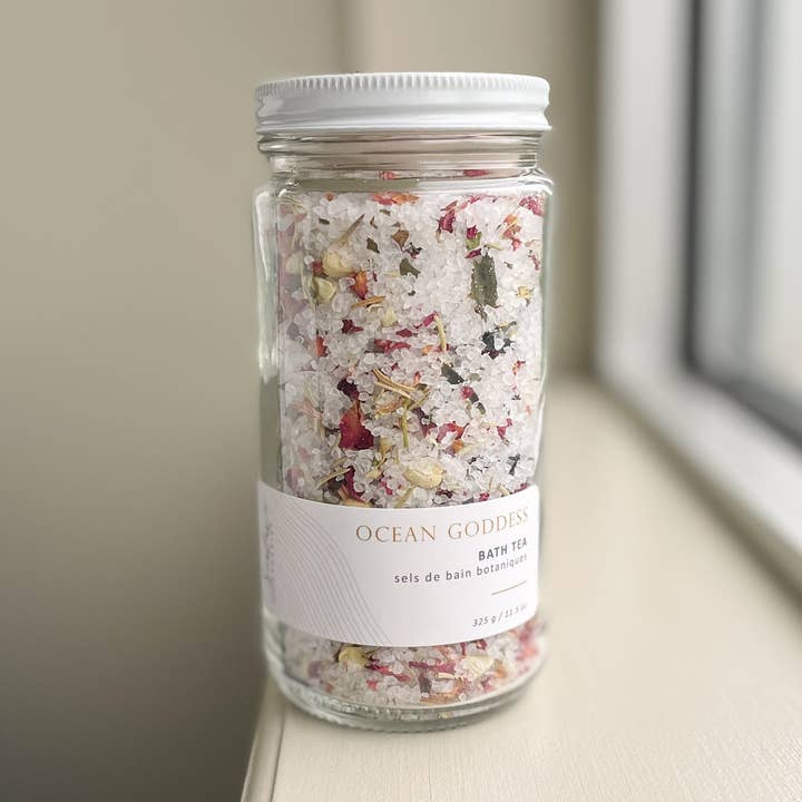 Ocean Goddess Bath Tea Jar for wholesale by Sealuxe