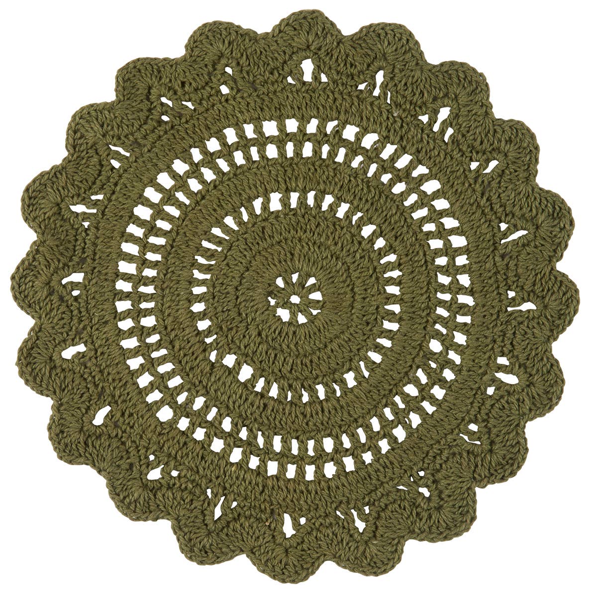 Split P - Wholesale Trivet - Addison Crochet Trivet - Matcha Green0