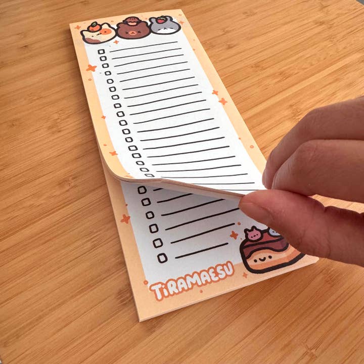 Tiramaesu - Wholesale Notepad - Animals Checklist Notepad2