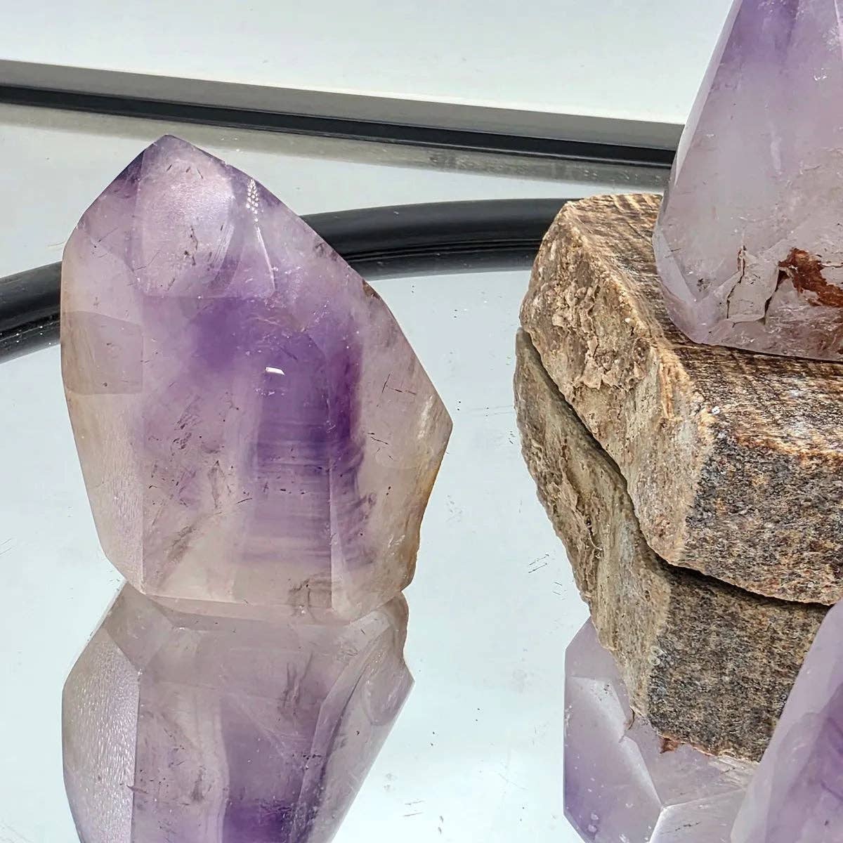 Distinction Crystals – Engroshandel Spirituelle sten og krystaller – Phantom Ametyst Kvarts Krystal 100-150g3