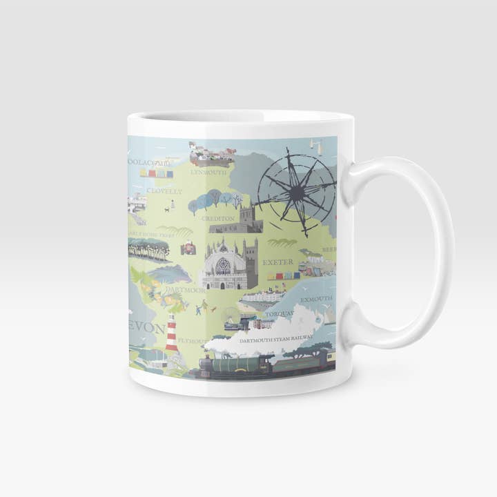 Betty Boyns Designs – wholesale Coffee mug – ILLUSTRATED MAP MUGS12