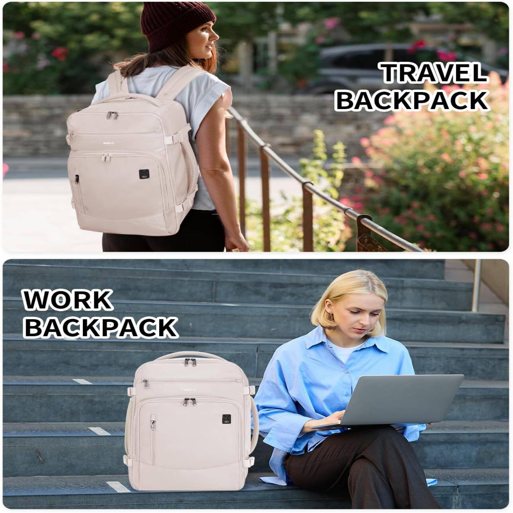 wandf - Wholesale Backpack – Unisex - ECOHUB 30L Flight-Approved Backpack USB Charging Port Bags53