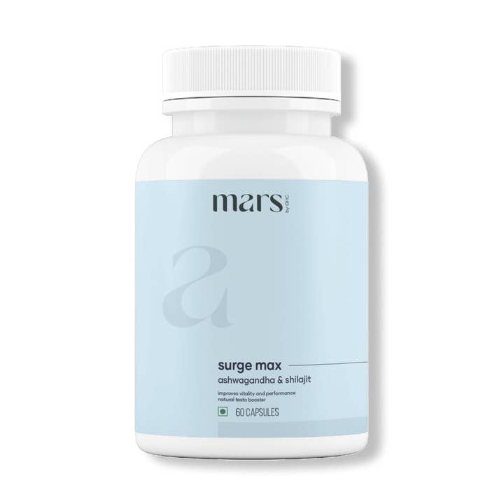 Mars Natural Ashwagandha Caps: Aangedreven met Shilajit & Safed voor wholesale door The Good health Company