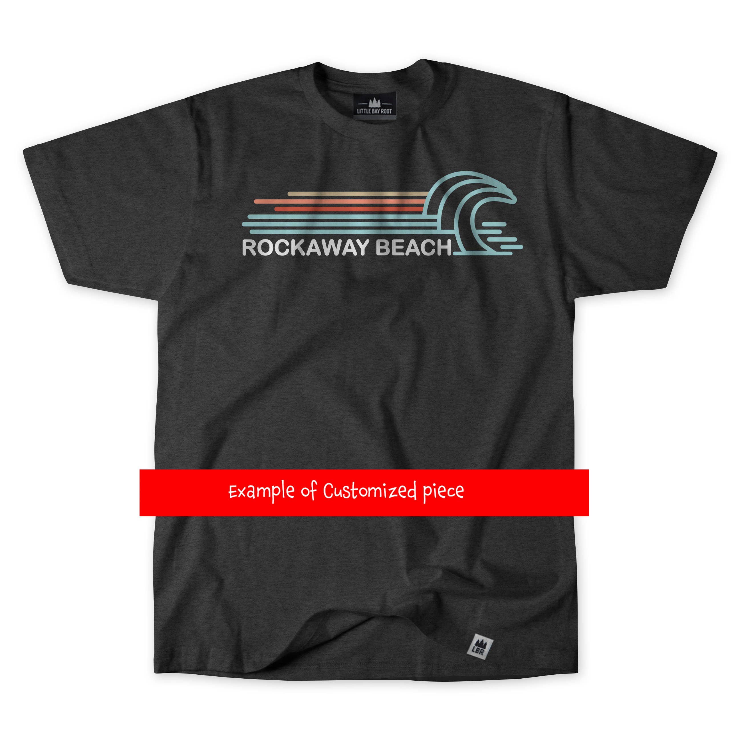 Little Bay Root - Wholesale Screen Printed T-Shirt - Unisex - Oregon Coast Surf Ocean Waves | Adult T-Shirt3