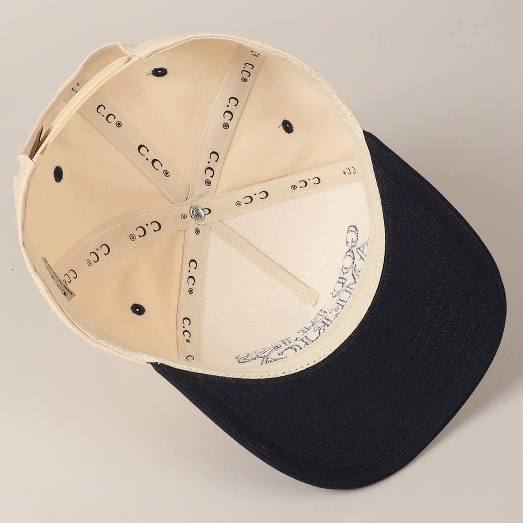 Fashion City - Wholesale Baseball Cap - Unisex - God Bless America Embroidered Two-Tone Canvas Cap7